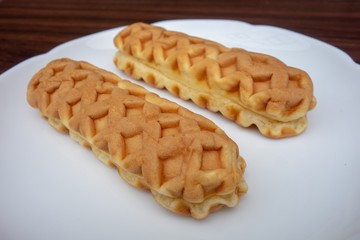 白い皿の上の原宿ドック