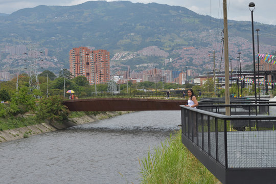 Boulevar Parque del Rio en Medellin