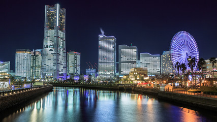 Naklejka premium YOKOHAMA NIGTH VIEW