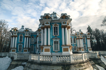 palace in pushkin saint-petersburg 
