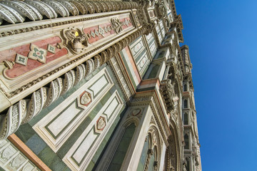 Details of the Cathedral of Santa Maria in Florence