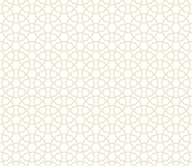 Arabic ornament with geometric shapes. Abstract motives of the paintings of ancient Indian fabric patterns. Abstract seamless pattern.
