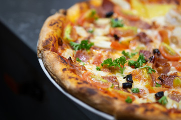 Homemade Pizza Ready to Eat