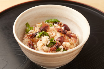 ホタルイカの炊き込みご飯