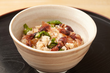 ホタルイカの炊き込みご飯