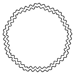 black and white vector frame in rustic style. wreath of branches