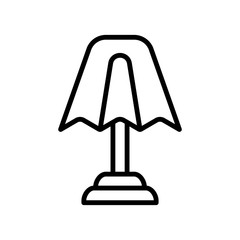 bedroom lamp icon collection, trendy style