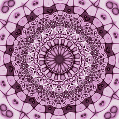 Obraz premium 3d effect - abstract mandala style pattern