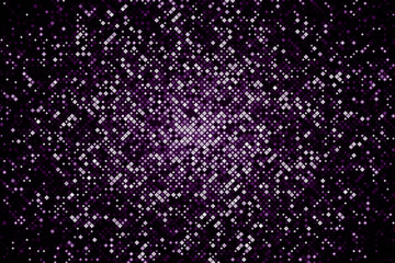 Abstract illustration with small squares and pixels.