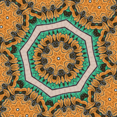 3d effect - abstract octagonal graphic 