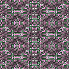 3d effect - abstract artdeco pattern