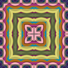 abstract colorful square geometric pattern