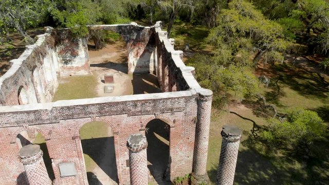 Old Sheldon Church Ruins near Beaufort, South Carolina