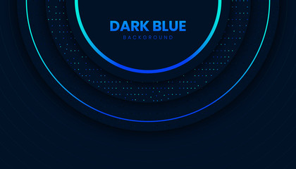 Dark Blue Luxury Background With Bright Glitters