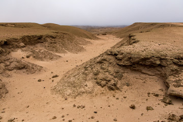 The valley of the moon east of Swakopmund 