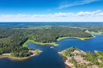 Gulf of Finland top view.