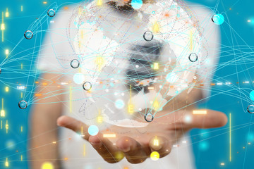 Social Networking illustration team group digital