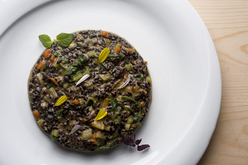 Riso nero alle verdure