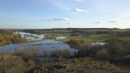 Avessac - floods by Avalon Drones (France, Brittany)