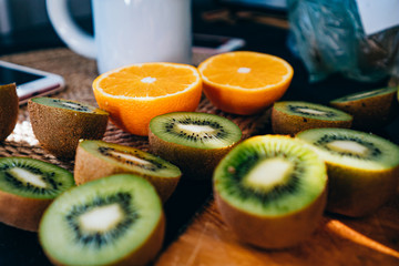 kiwi and juice