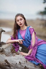 girl in the image of a gypsy