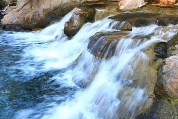 Flowing waterfall 