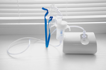 Medical ultrasonic inhaler or nebulizer, oxygen mask