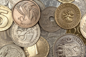 Old european coins
