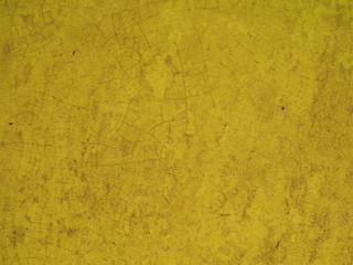 Yellow ceramic surface for background.