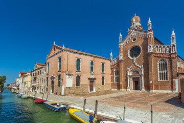 Fototapeta na wymiar church of Madonna dell'Orto in Venice, Italy