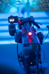 studio camera at the concert.