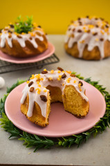Polish easter baba cake, traditional