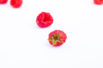 A huge ugly strawberry on white background