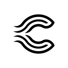 Letter C logo. Icon design. Template elements - vector sign