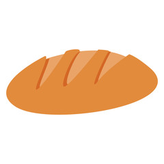 Isolated bread image
