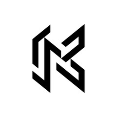 Letter K logo. Icon design. Template elements - vector sign
