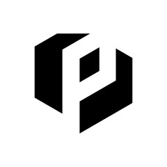 Letter P logo. Icon design. Template elements - vector sign