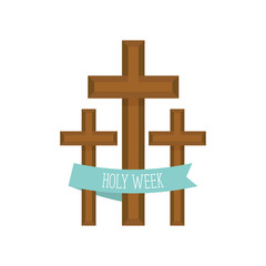 Obraz premium Holy week illustration