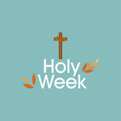 Holy week card