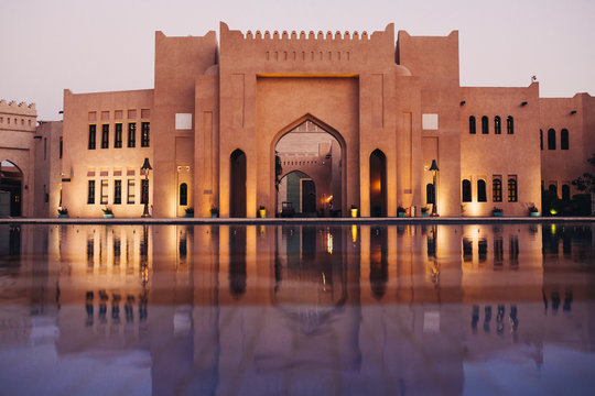 Beautiful entrance in Katara, Doha
