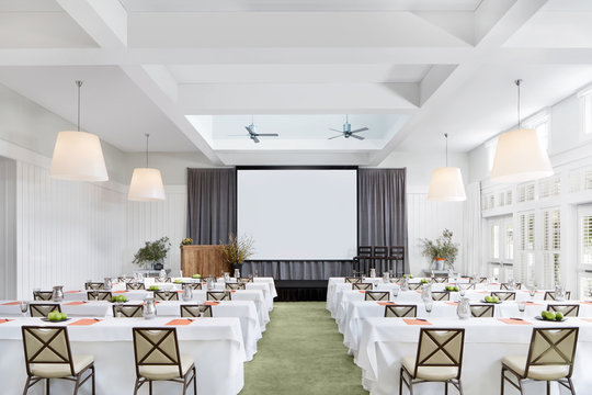 Conference room at a luxury resort