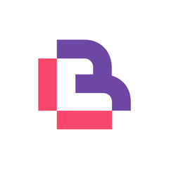 Letter B logo. Icon design. Template elements - vector sign