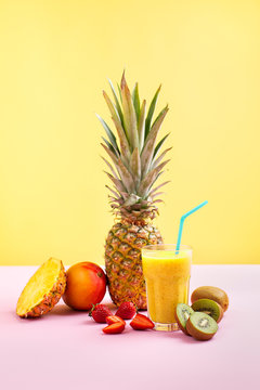 Smoothie fruits cocktail