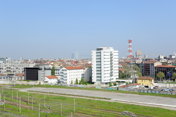 Fototapeta na wymiar Milan - Inauguration of the Prada Foundation Tower