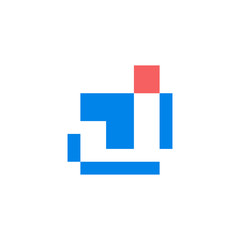 Letter J logo. Icon design. Template elements - vector sign