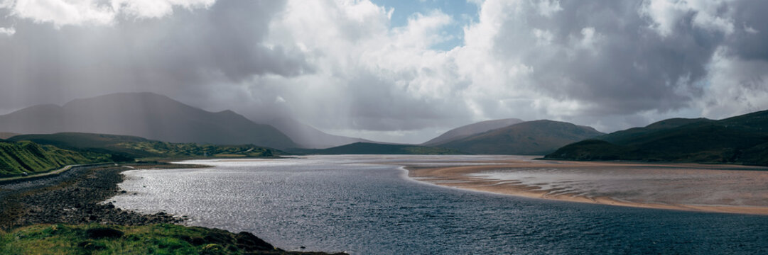 Views over Balnakeil Bay. Kyle of Durness, Highlands, Scotland,