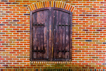 Empty Brick Wall with Window