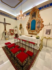 interior of church