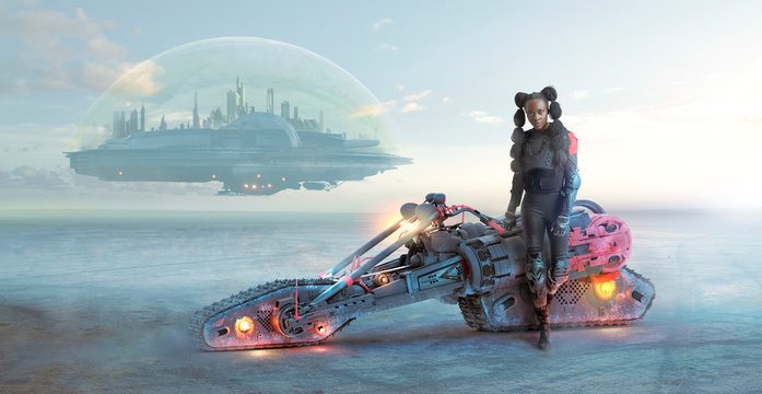 space racer - Afrofuturism