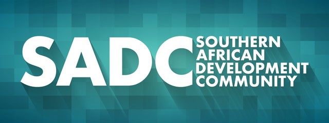 SADC - Southern African Development Community acronym, business concept background